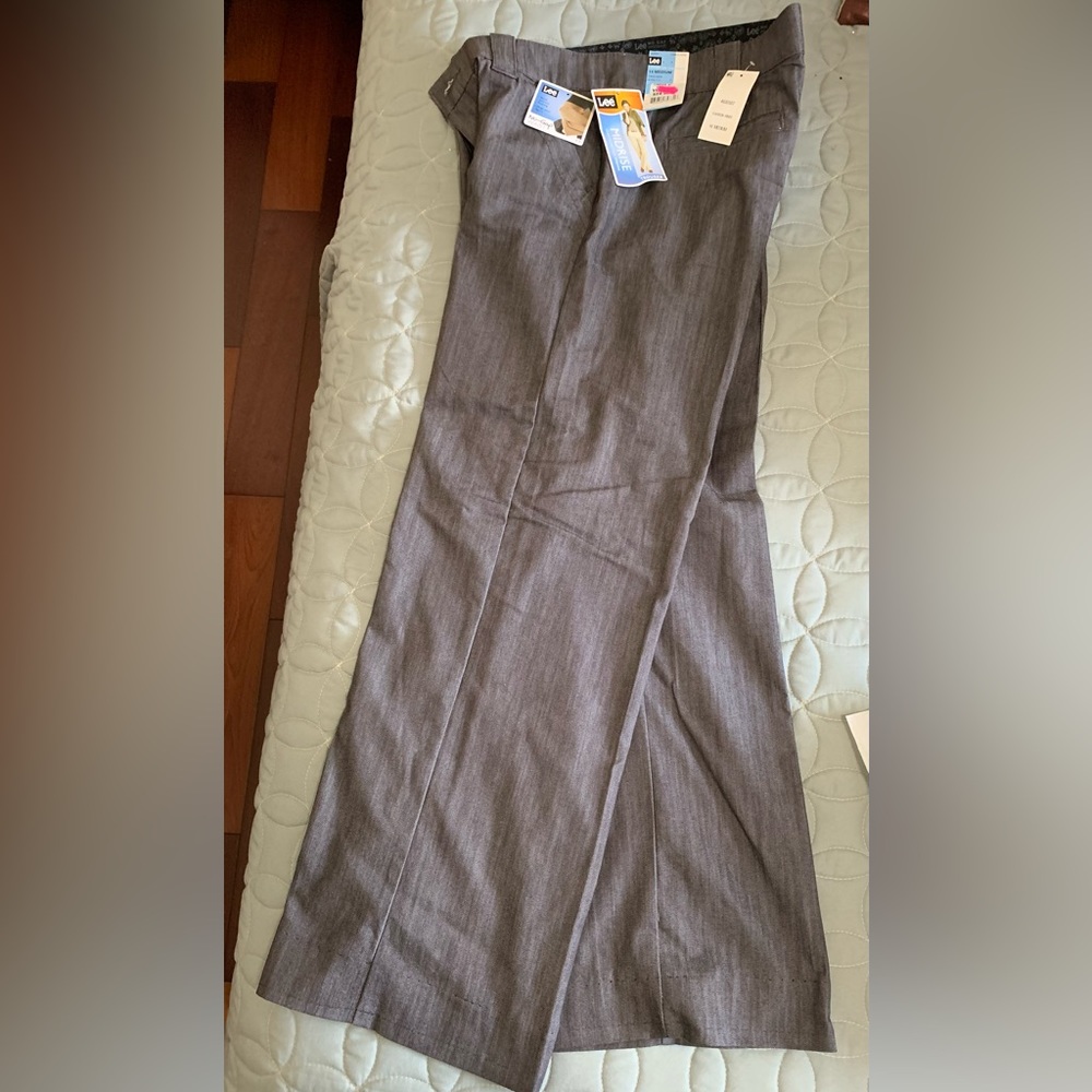 Lee Mid-Rise No Gap Trouser Jeans Carbon Rinse (Gray) Size 14 M